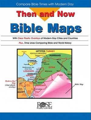 Then And Now Bible Maps By Rose Publishing (Paperback) 9780965508209