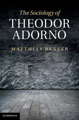 The Sociology of Theodor Adorno By Matthias Benzer (Hardback)