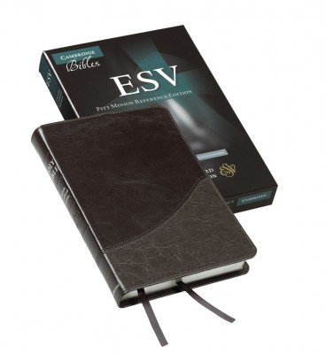 ESV Pitt Minion Reference Bible Black Imitation Leather ES442 X