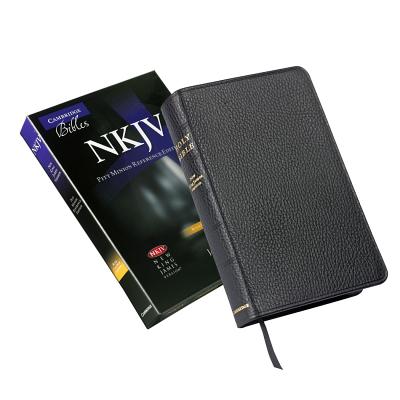 NKJV Pitt Minion Reference Edition NK444 XR Black Calf Split Leather