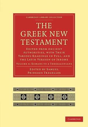 The Greek New Testament By Samuel Prideau Tregelles (Paperback)