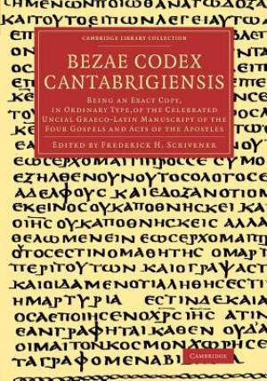 Bezae Codex Cantabrigiensis By Edited By Frederick (Paperback)