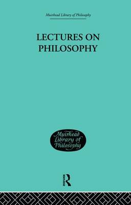 Lectures on Philosophy By George Edward Moore (Paperback)