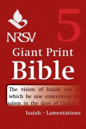 NRSV Giant Print Bible By Bible (Paperback) 9781316602225