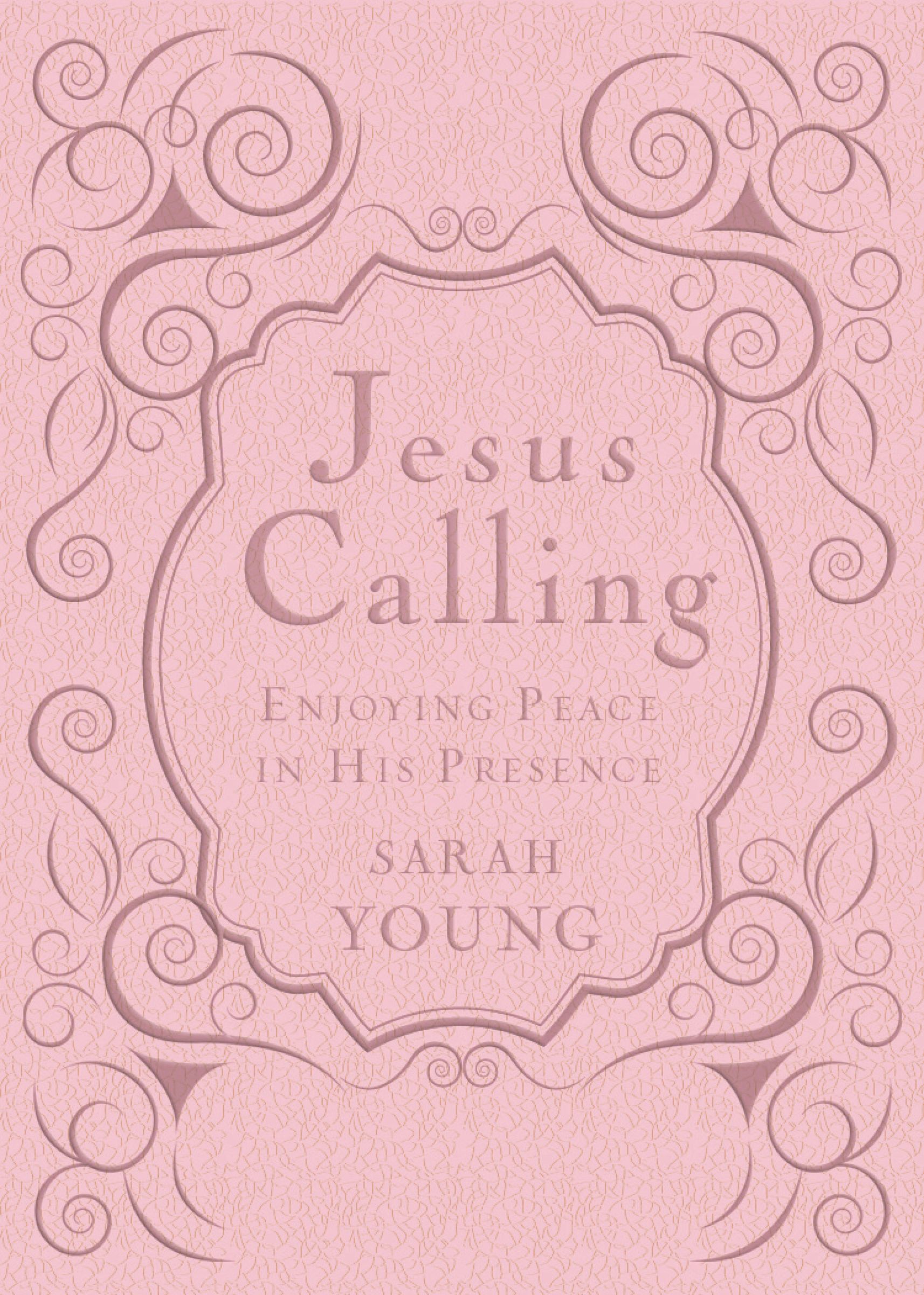 Jesus Calling Pink Leathersoft With Scripture References (Leather)