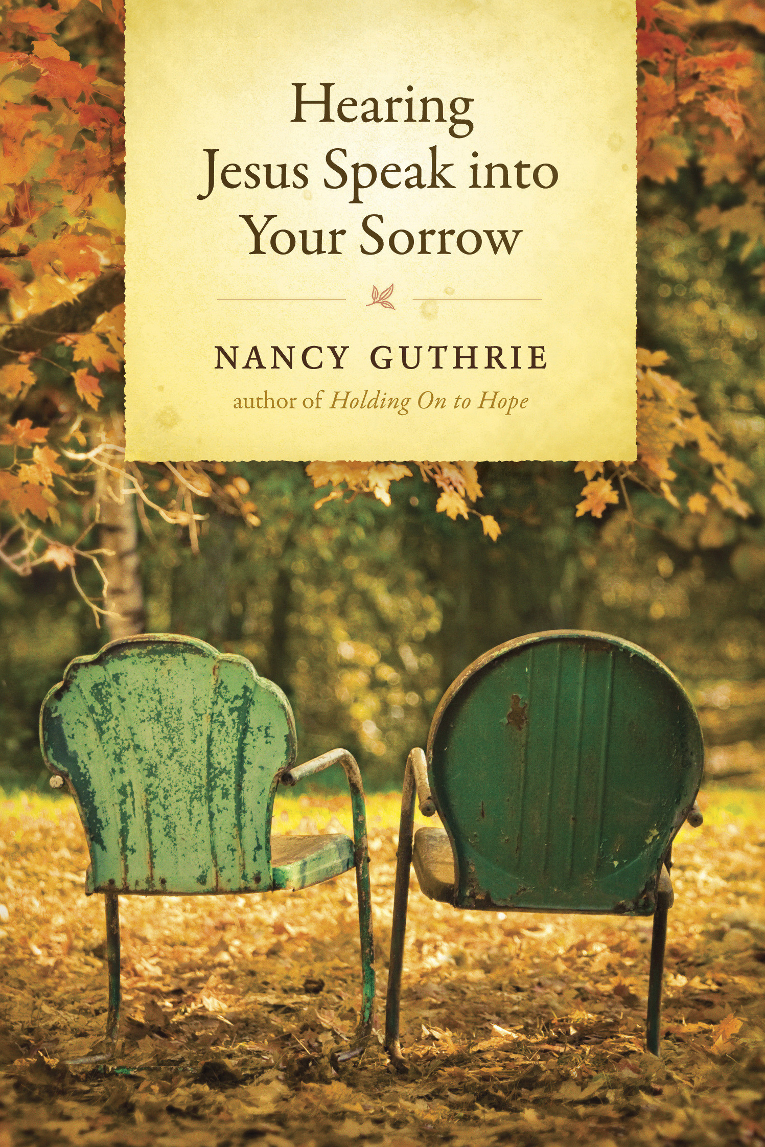 Hearing Jesus Speak Into Your Sorrow By Nancy Guthrie (Hardback)