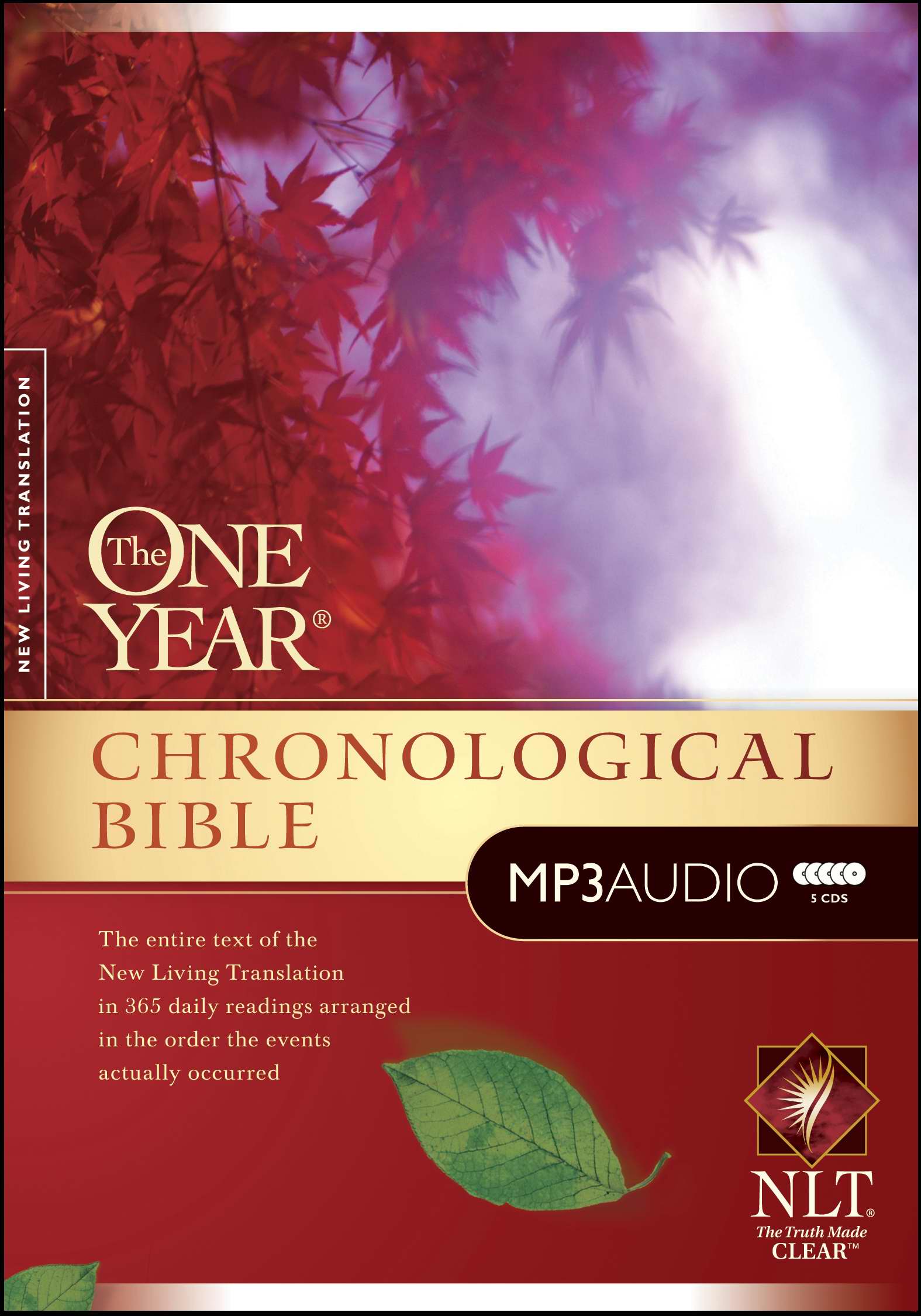 NLT One Year Chronological Bible MP3 By Busteed Todd (Hardback)