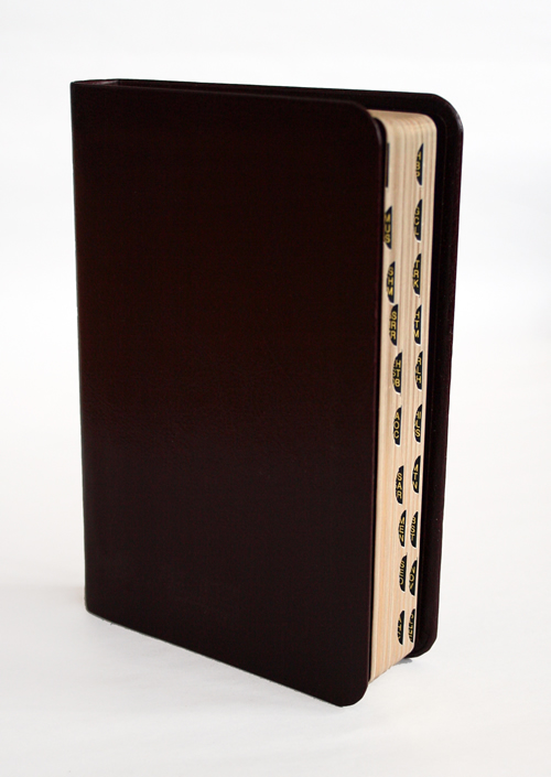 NLT Compact Bible: Burgundy, Leatherlike, Thumb Index | Free Delivery