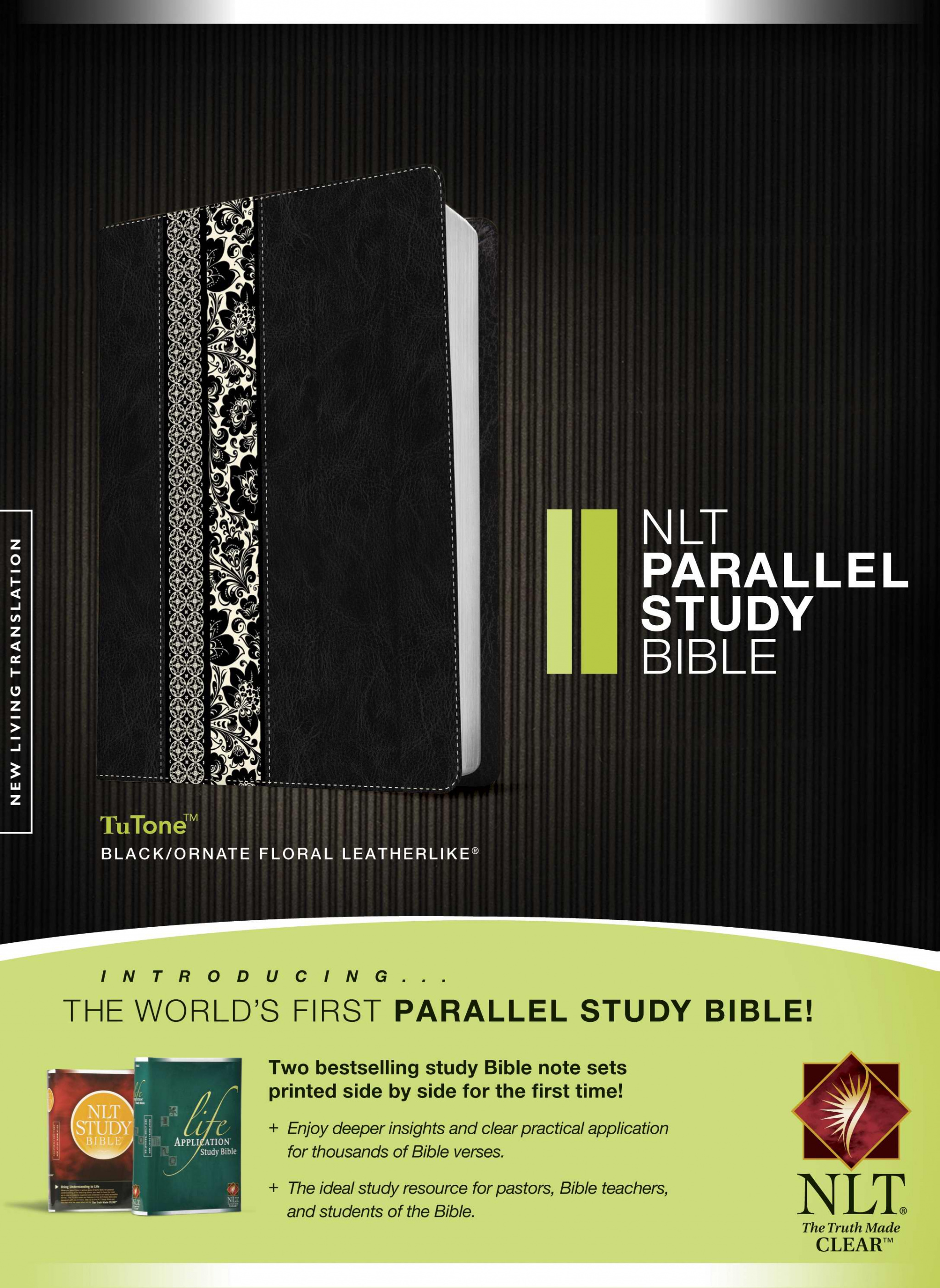 NLT Parallel Study Bible Tutone Leatherlike By New Living Trans 2