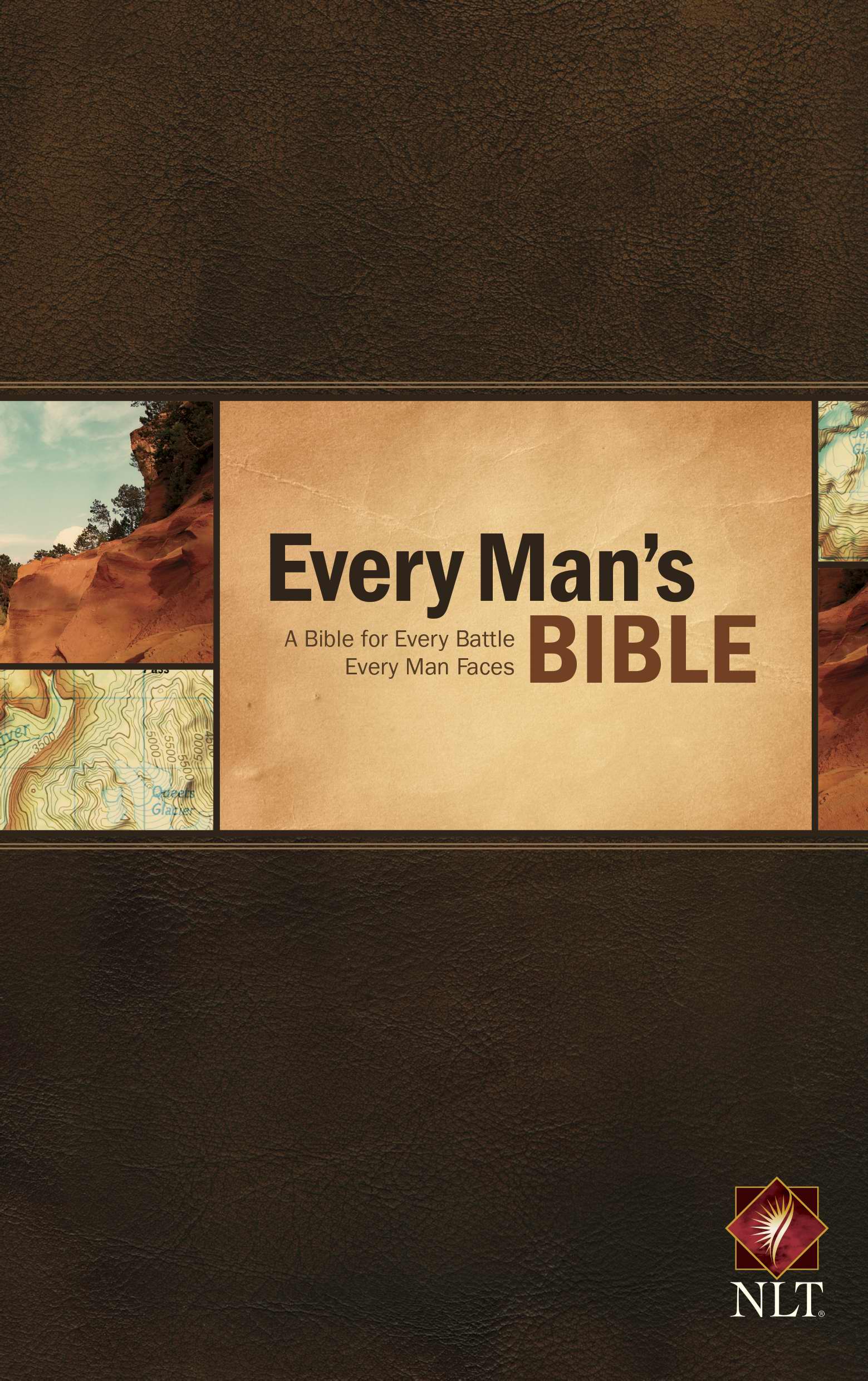 NLT Every Man's Bible Hardback By Dean Merrill Stephen Arterburn