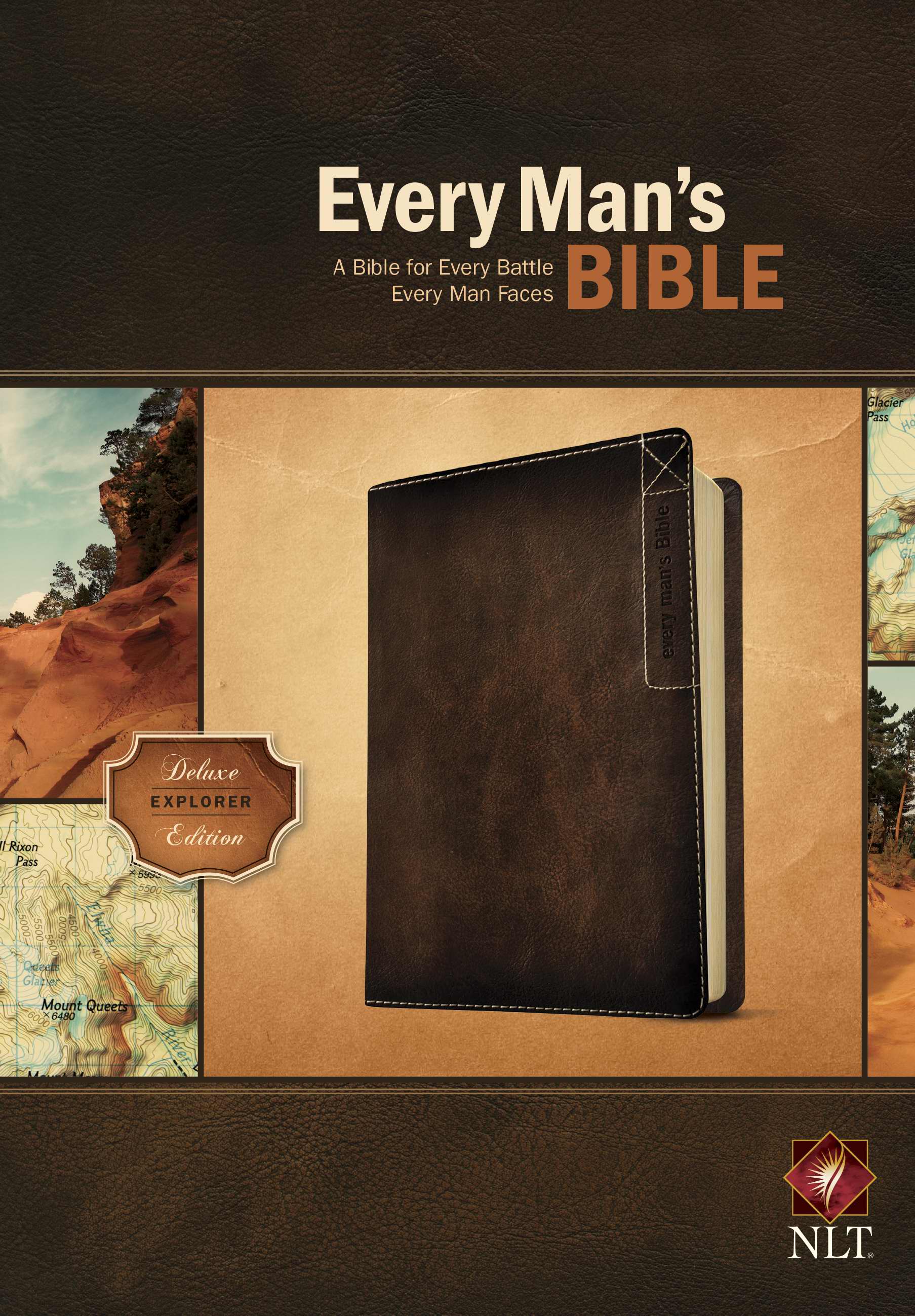 NLT Every Man's Bible Brown Imitation Leather Study Notes Articles