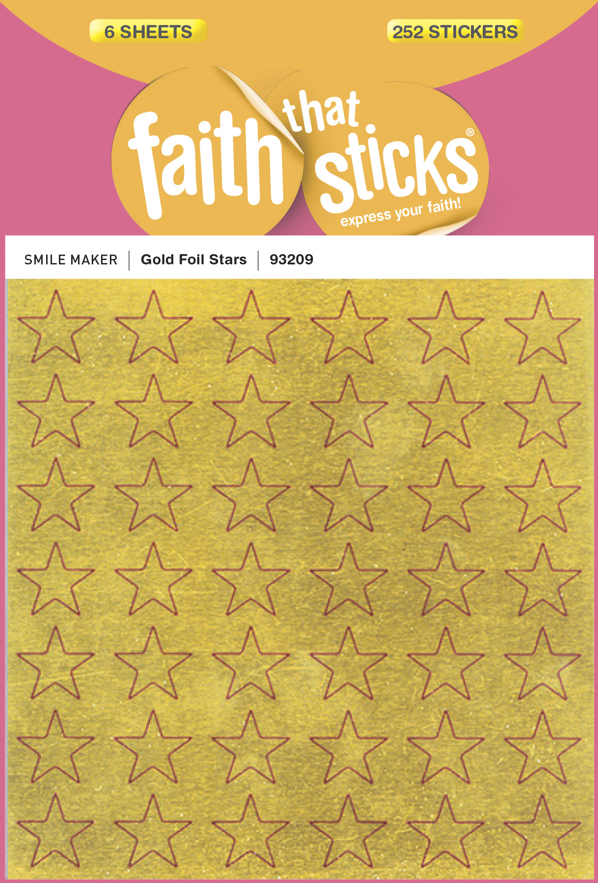 Gold Foil Stars