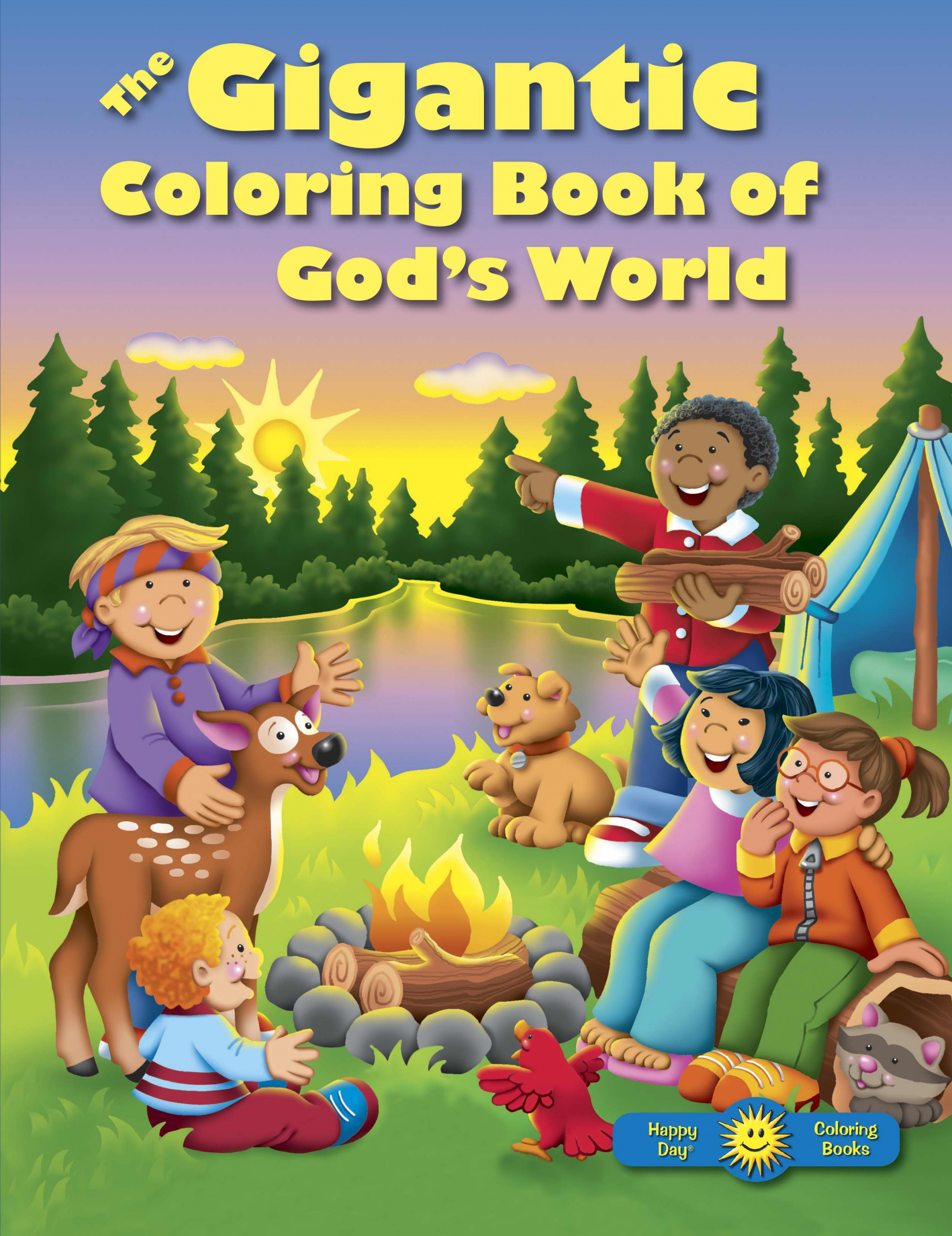 Gigantic Coloring Book of God's World By Happy Day Books (Paperback)