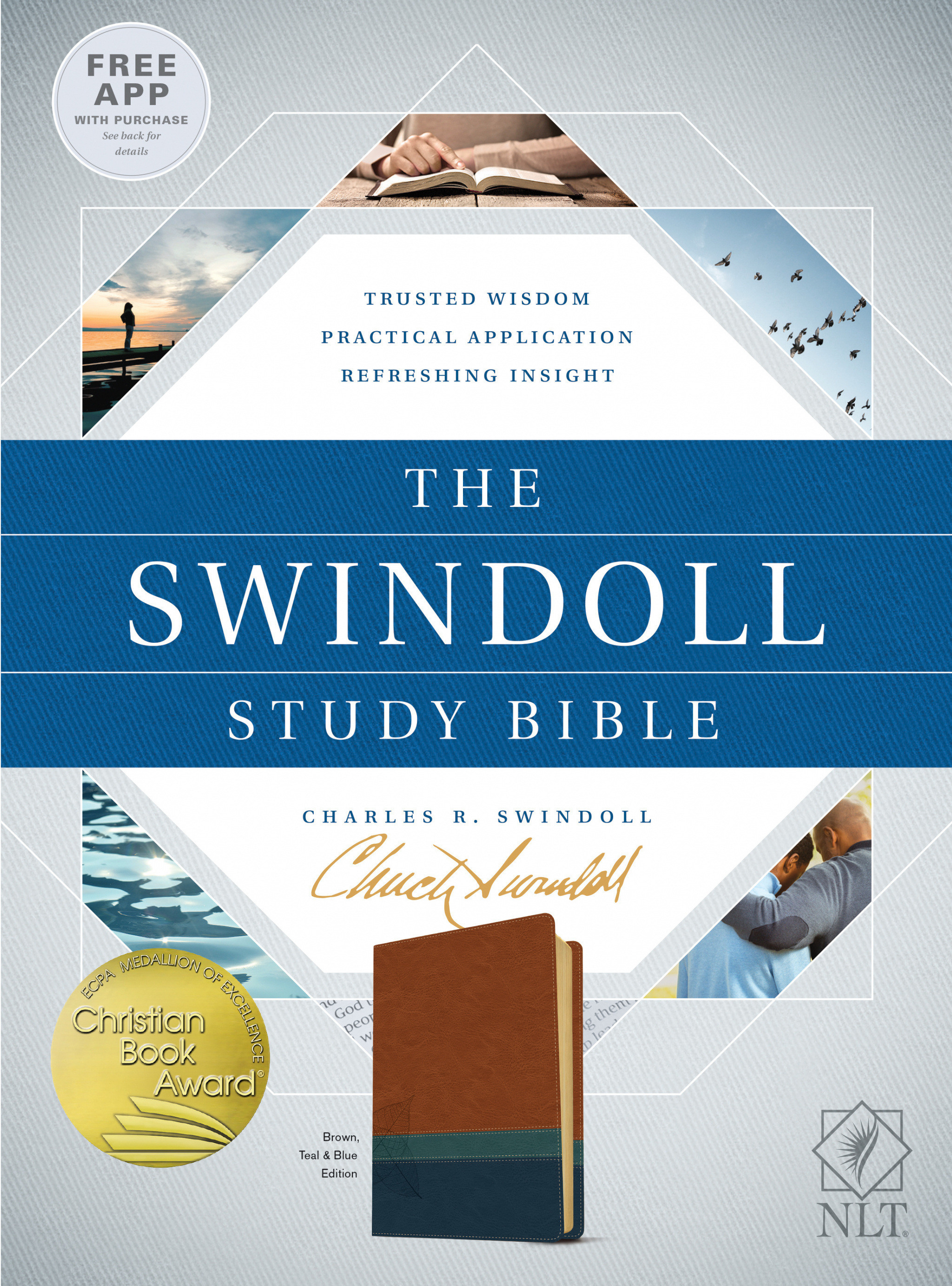 NLT Swindoll Study Bible By Swindoll Charles (Imitation Leather)