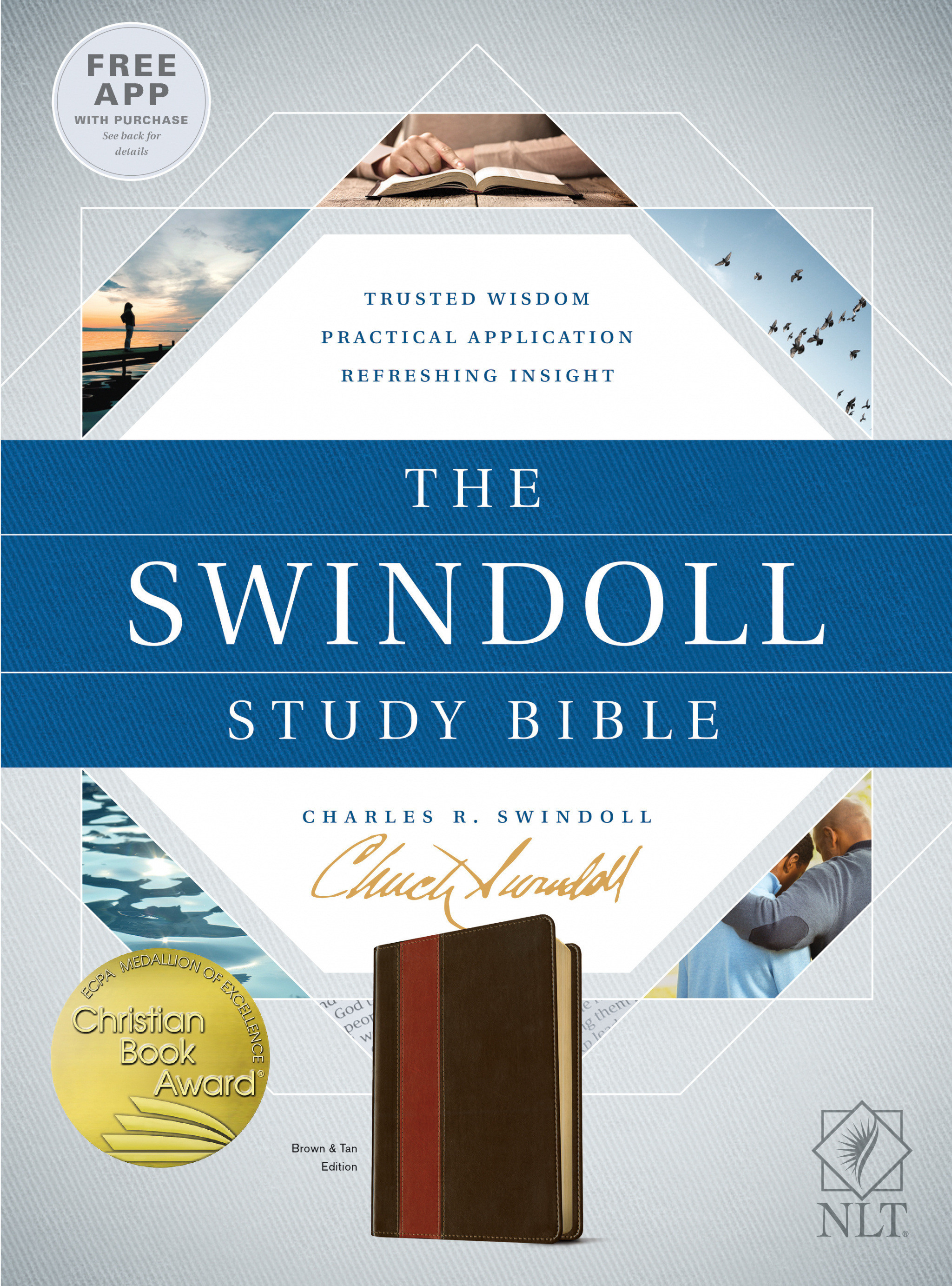 The NLT Swindoll Study Bible By Charles R Swindoll (Imitation Leather)