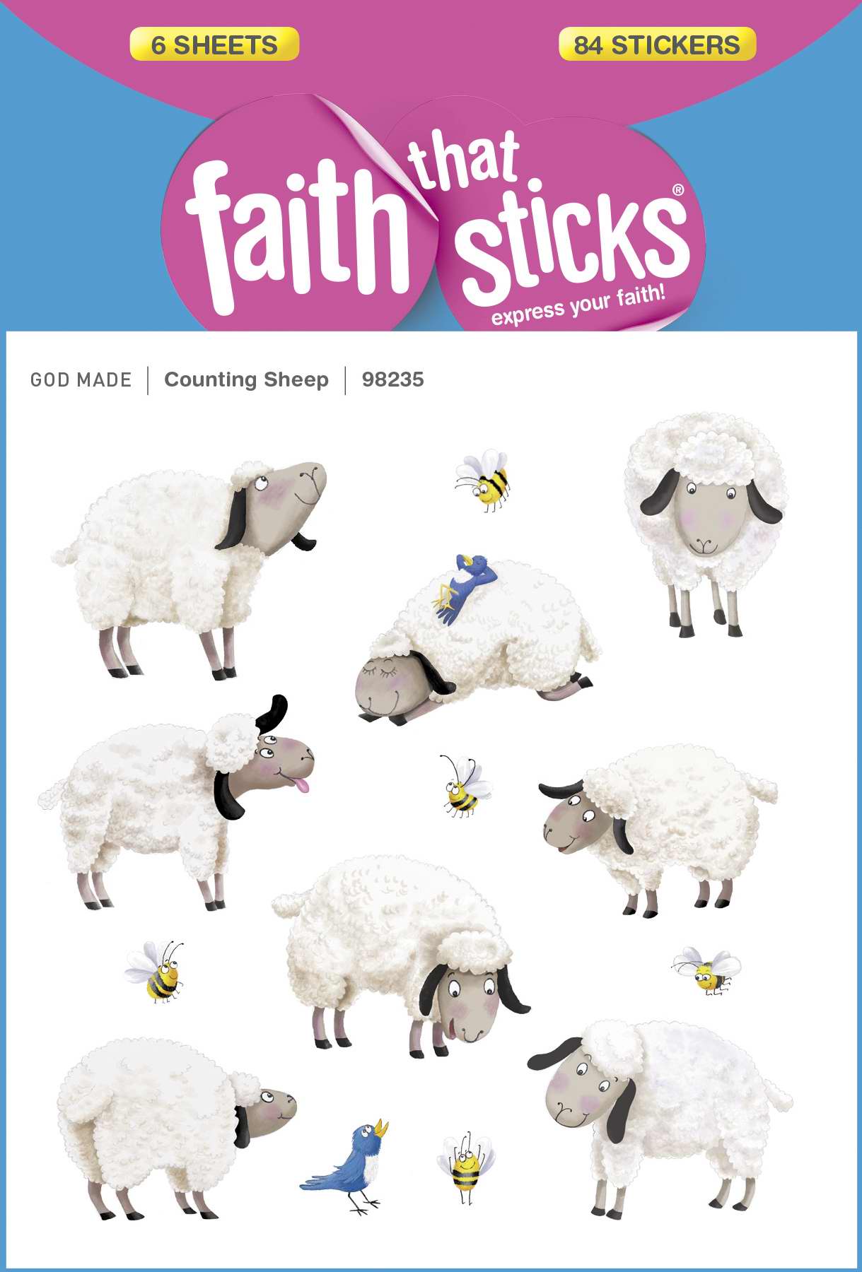 Counting Sheep - Faith That Sticks Stickers