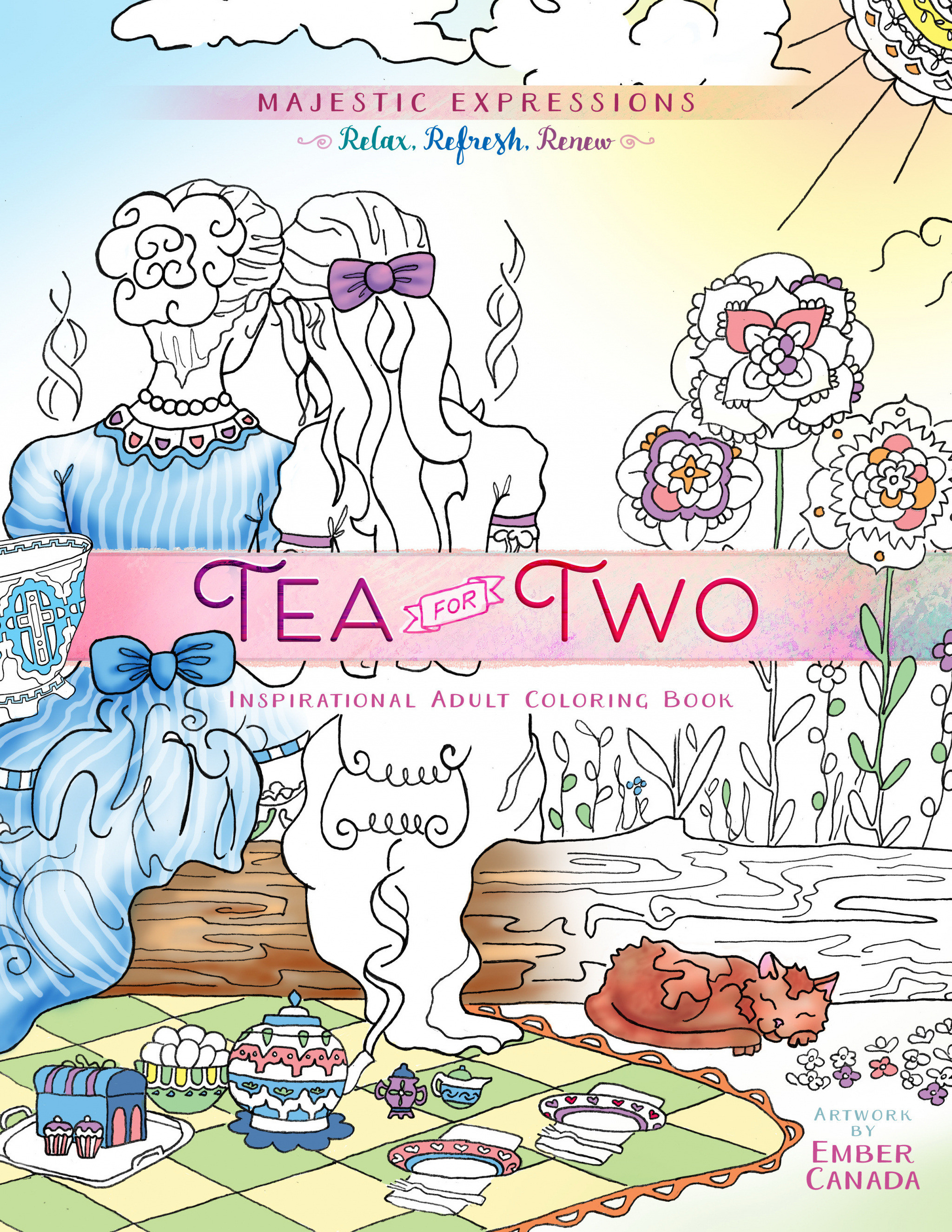 Tea for Two Colouring Book By Broadstreet Publishing (Paperback)