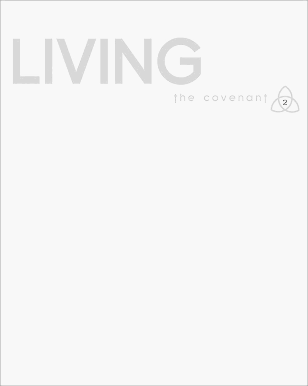 Covenant Bible Study Living Participant Guide