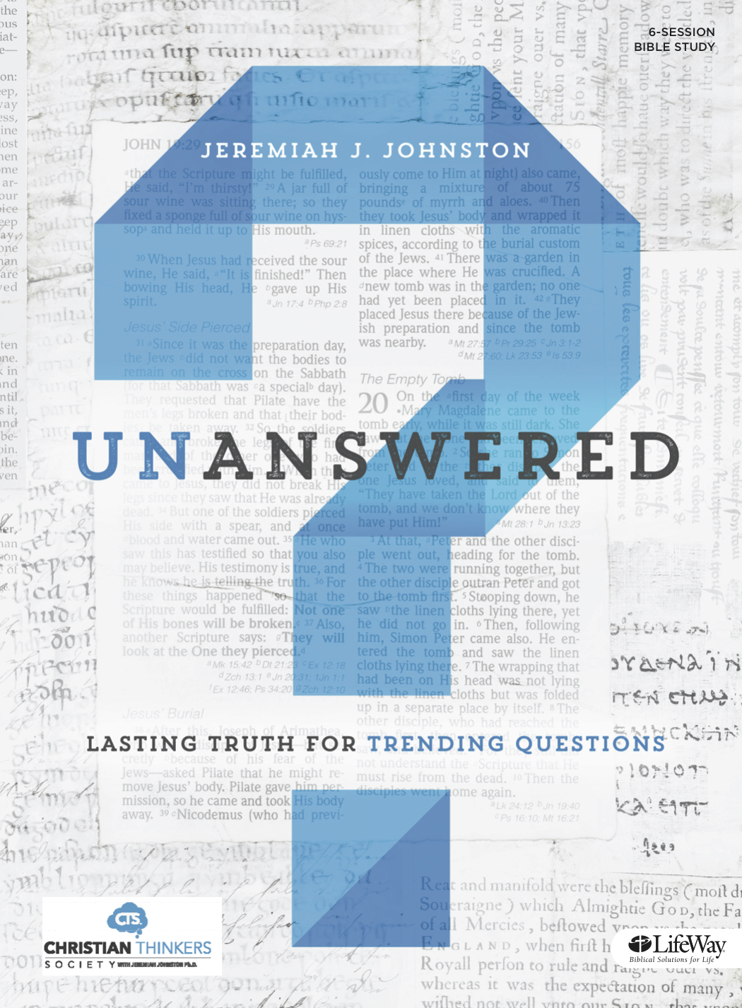 Unanswered Bible Study Book By Jeremiah J Johnston (Paperback)