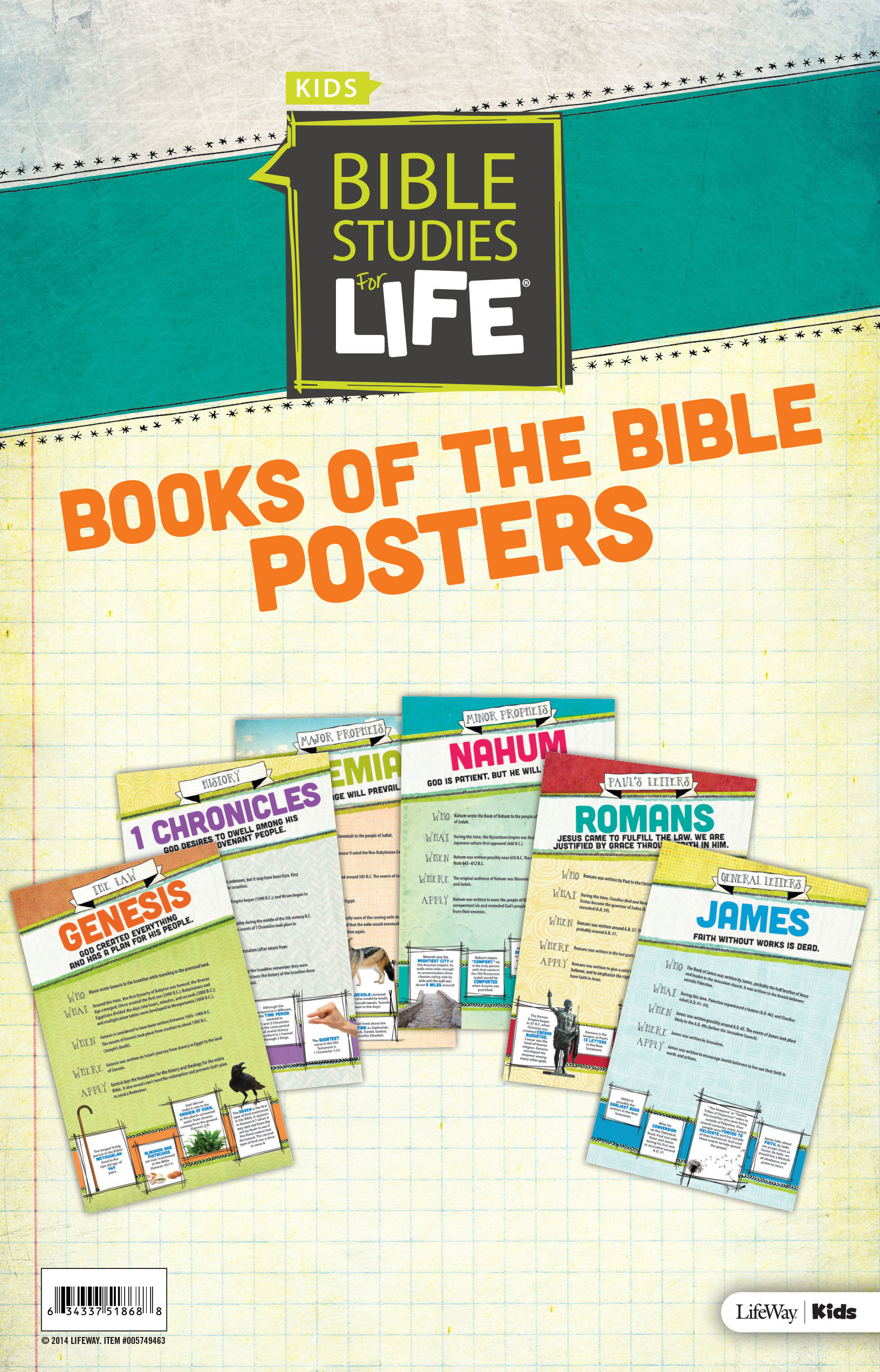 Bible Studies for Life Kids Books of the Bible Posters By Lifeway Kids