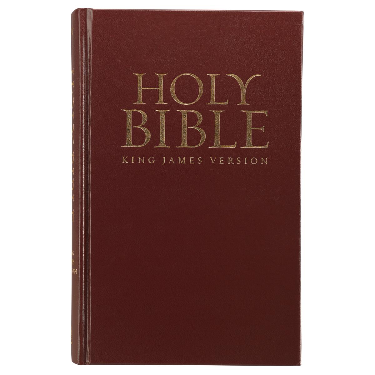 KJV Standard Size Hardcover Church Edition Burgundy (Hardback)