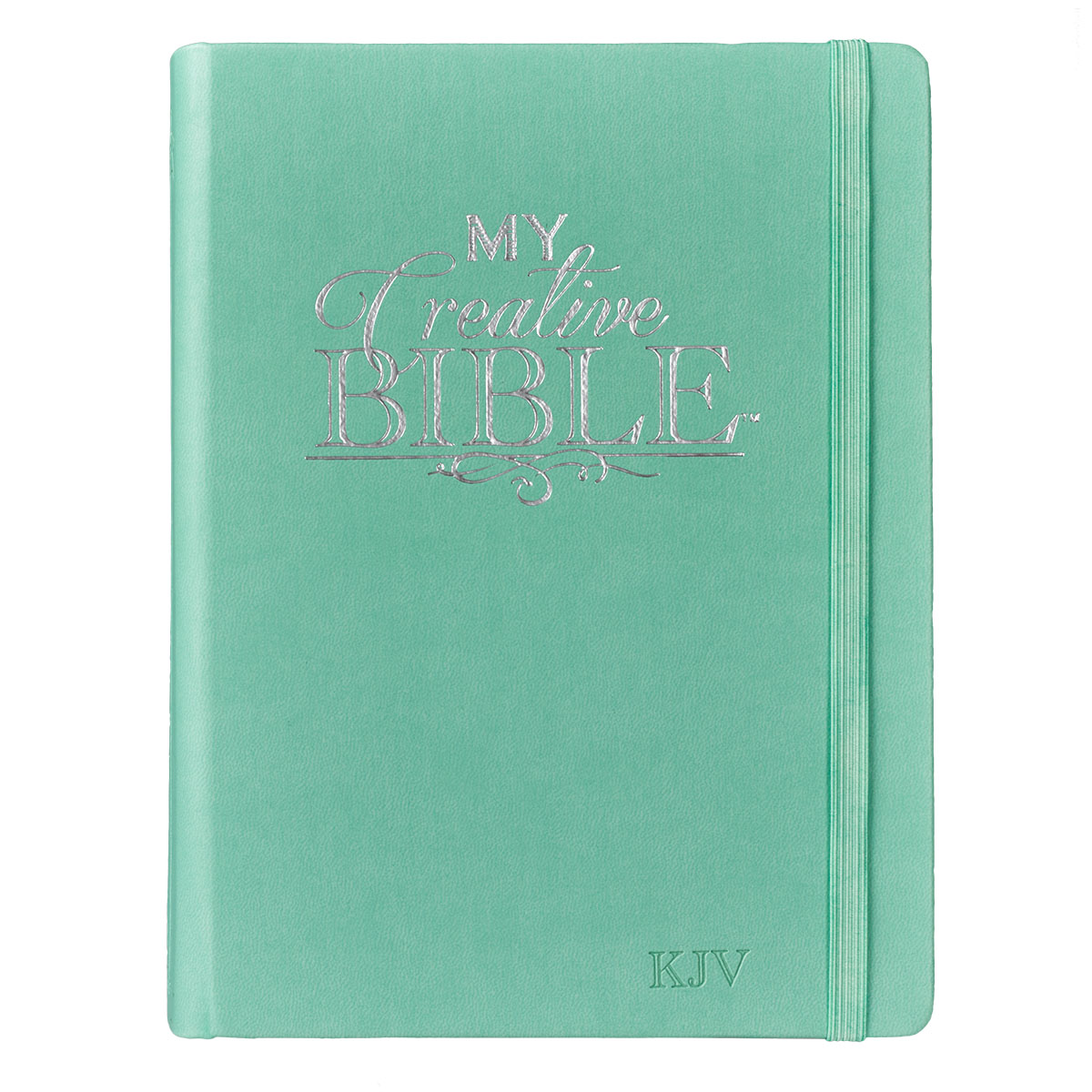 Teal Faux Leather Hardcover KJV My Creative Bible (Hardback)