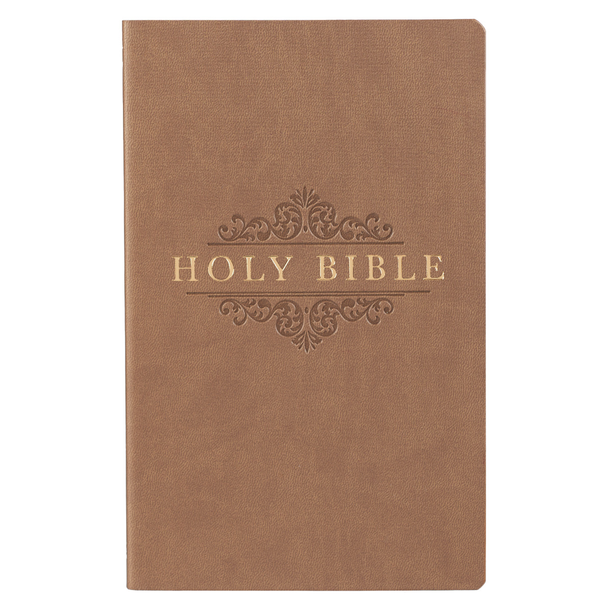 Tan Faux Leather King James Version Gift and Award Bible 9781432117559