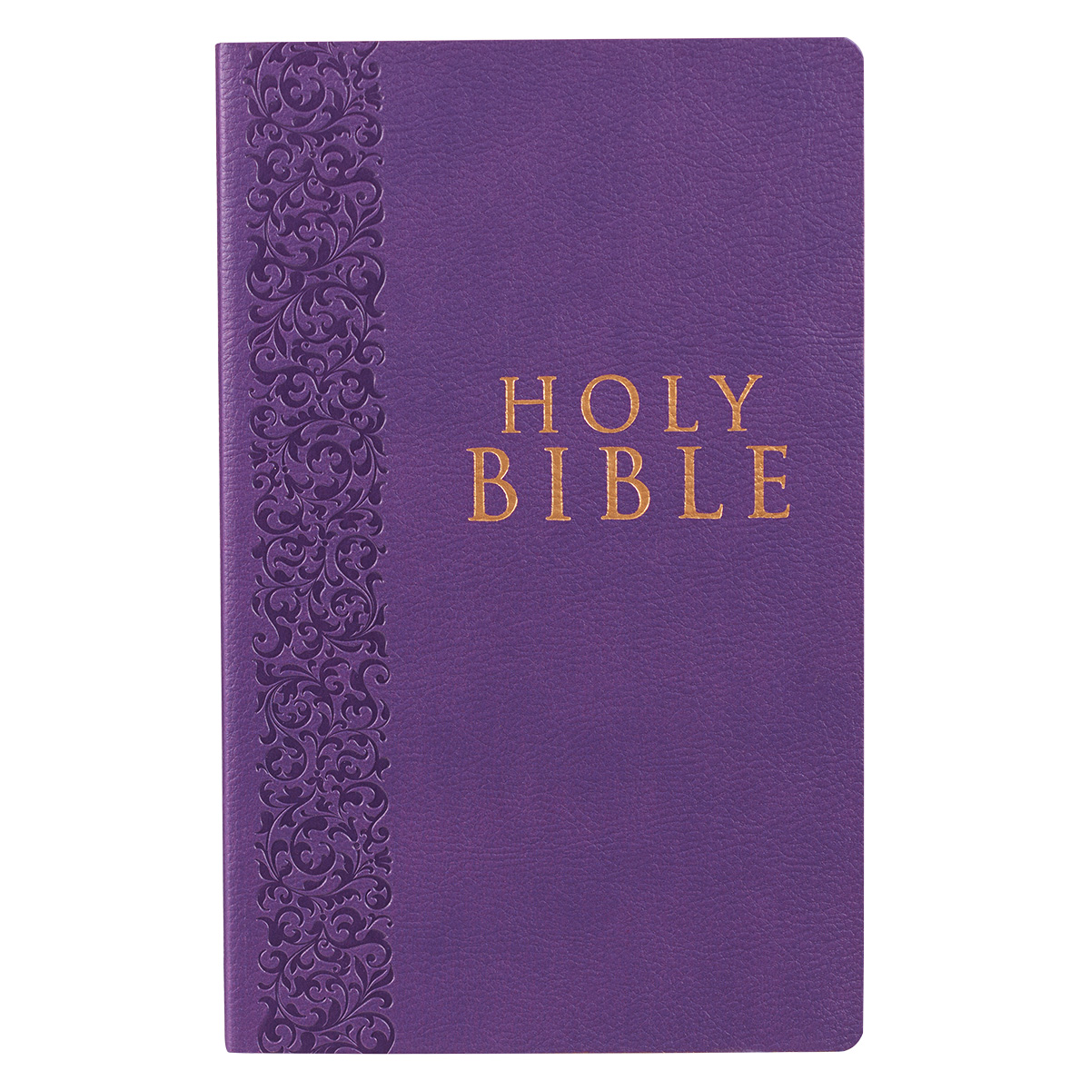 KJV Budget Gift & Award Lux-Leather Purple By Christian Art Gift