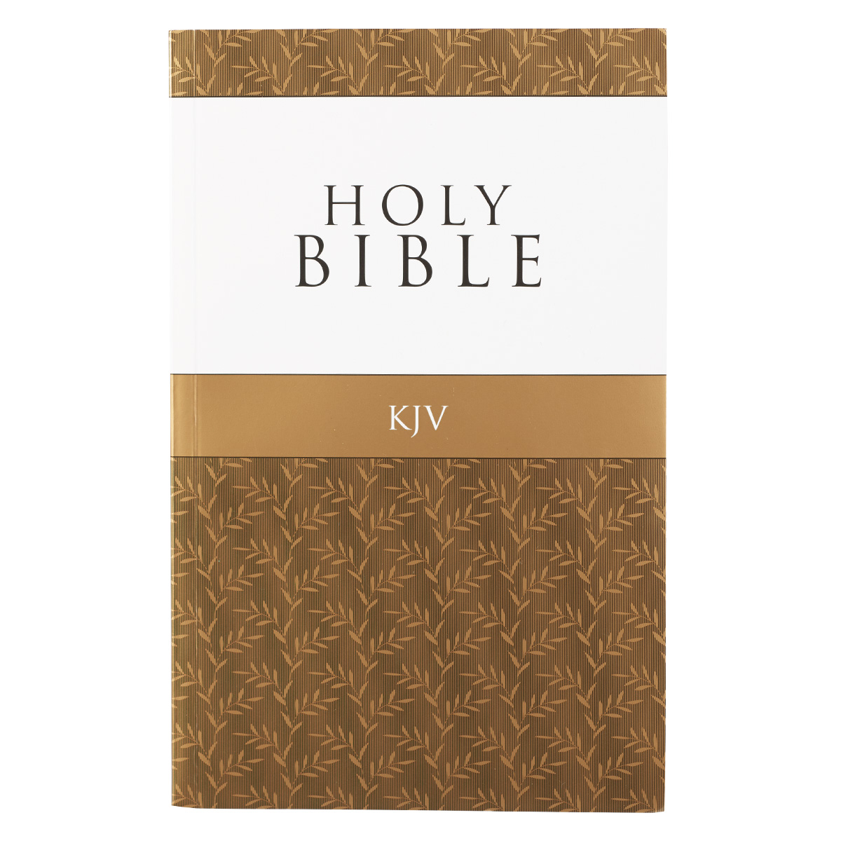 KJV Bible Outreach Softcover Gold By Christian Art Gift (Paperback)