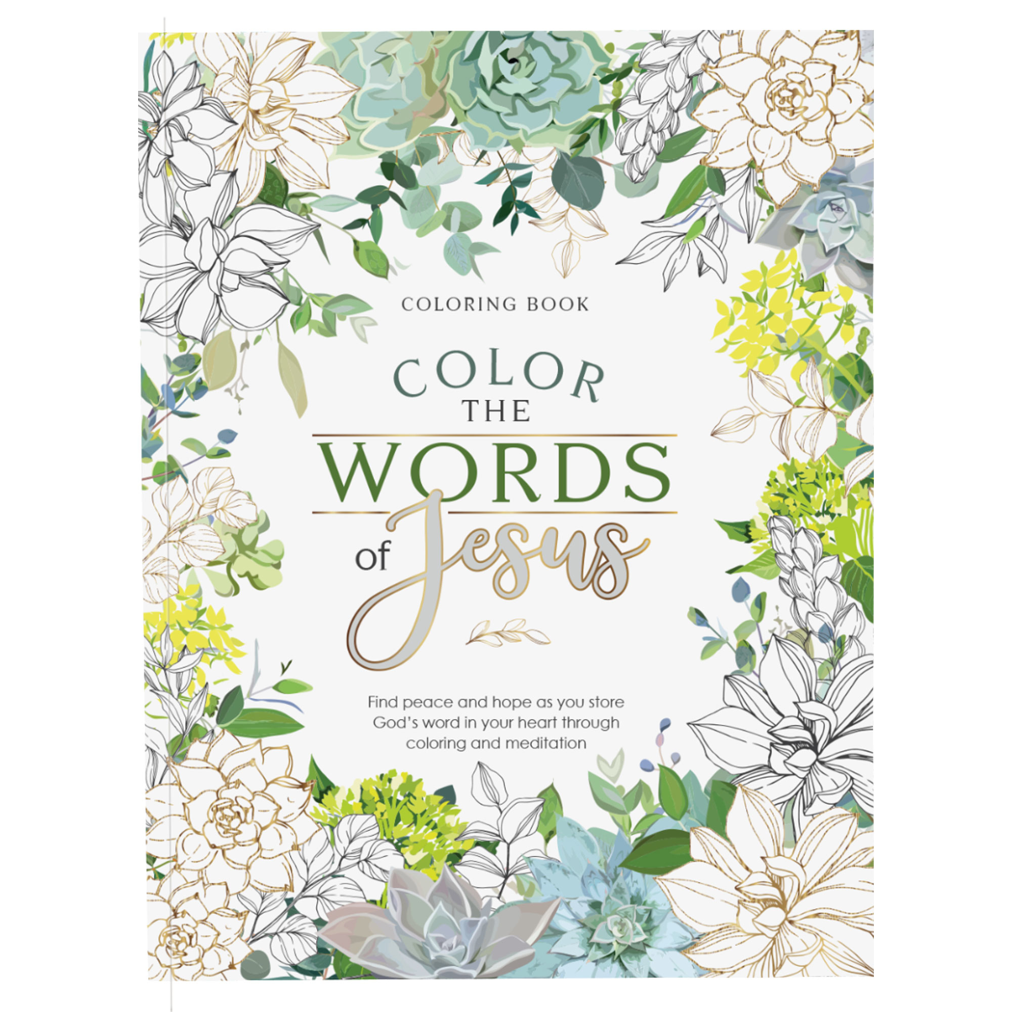 Color The Words Of Jesus Coloring Book Free Delivery When You Spend Pound 10 Eden Co Uk