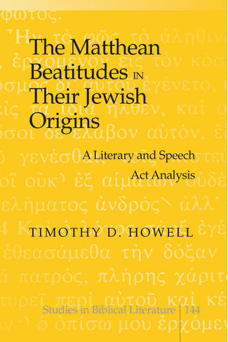 The Matthean Beatitudes in Their Jewish Origins (Hardback)