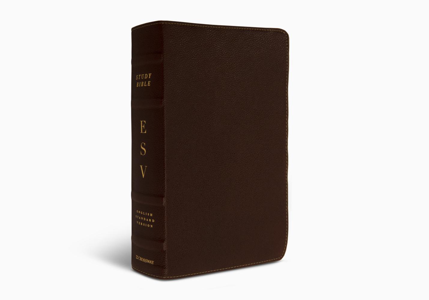 ESV Study Bible Cowhide Dark Brown, 9781433521782 | Eden.co.uk