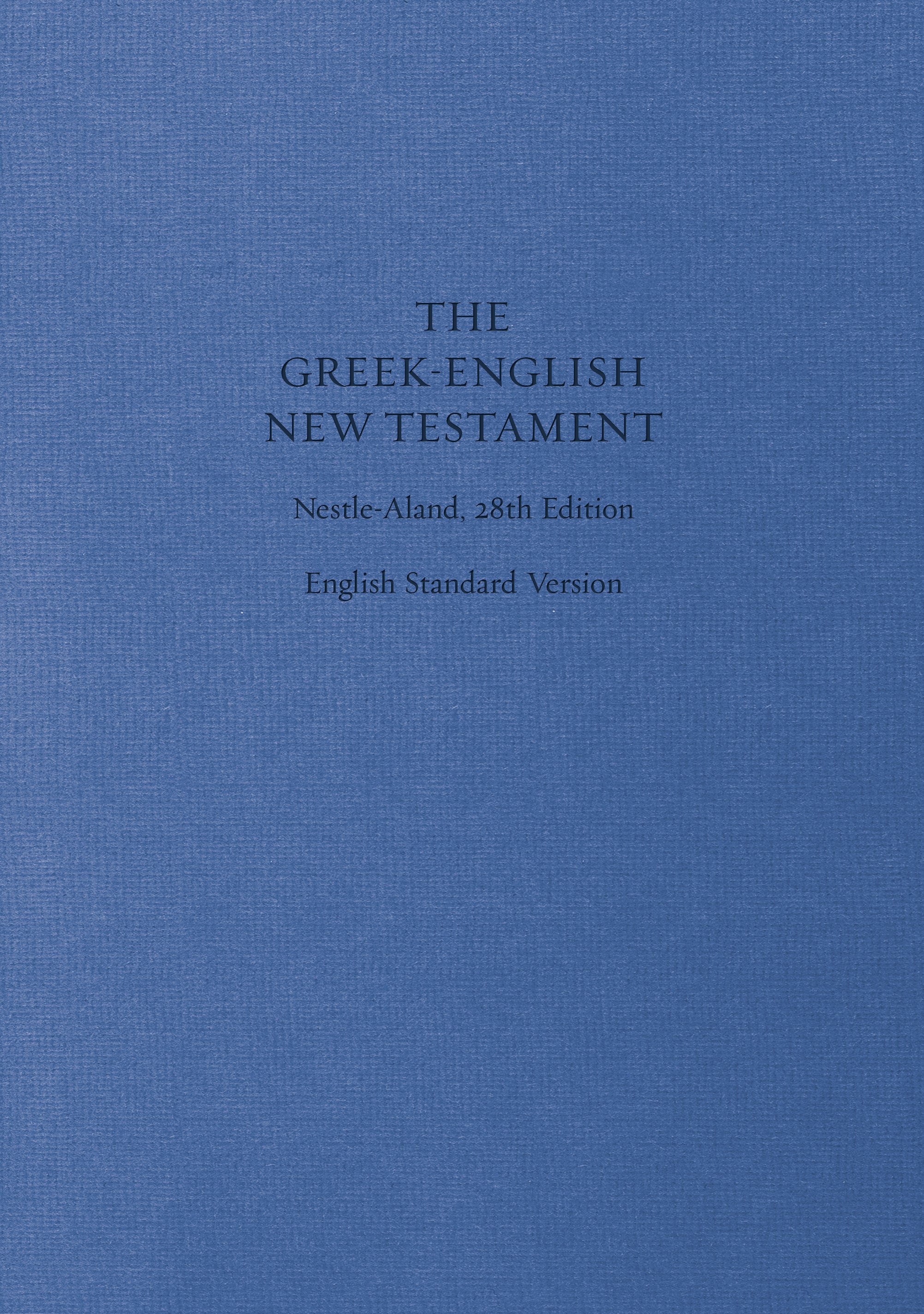 The Greek-English New Testament Hardback By Crossway Bibles (Hardback)