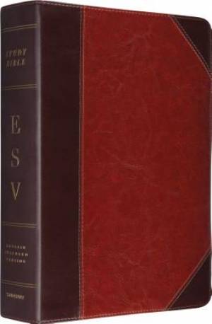 ESV Study Bible Tru Tone Brown Cordovan Portfoli By English Standard