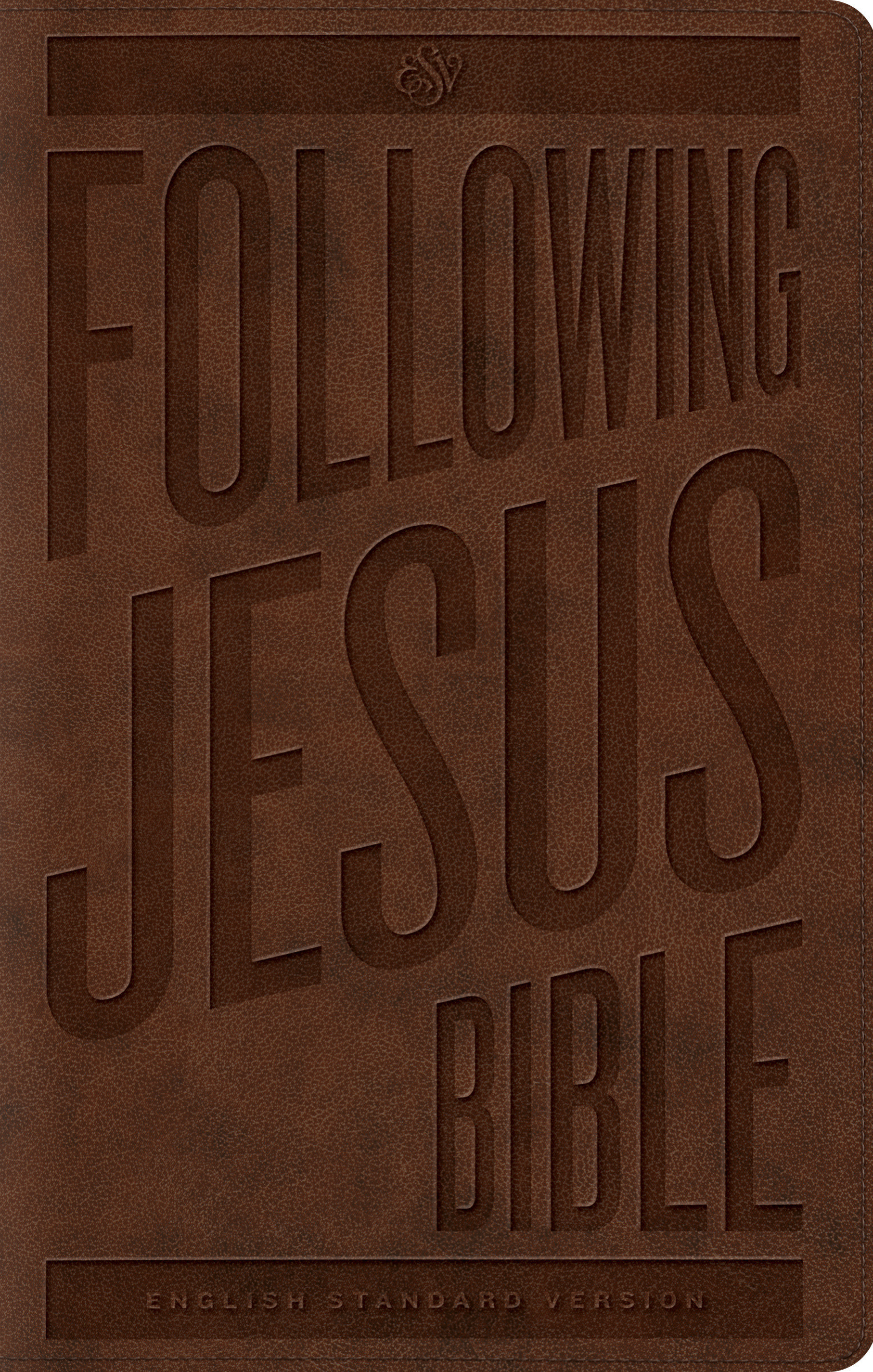 ESV Following Jesus Bible Tru Tone Brown By English Standard (Leather)