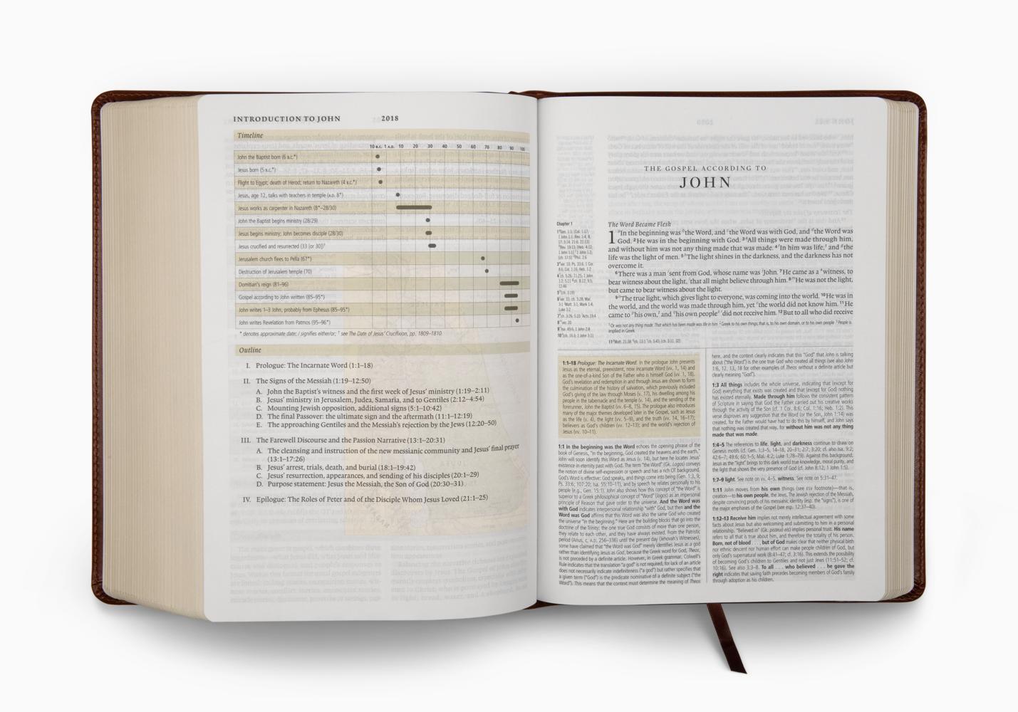 ESV Study Bible, Imitation Leather, Illustrated, Maps, Study Guides ...