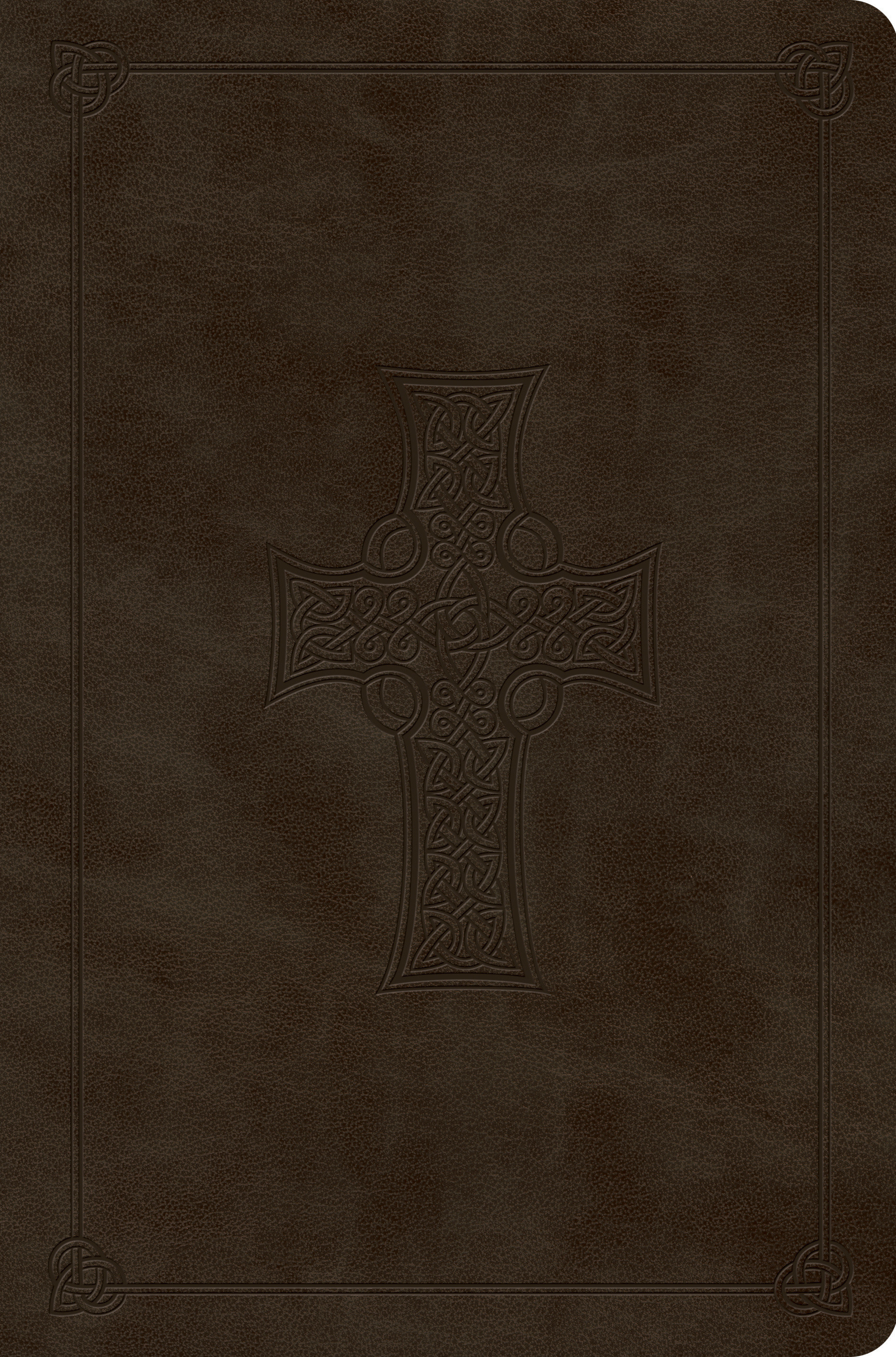 ESV Value Compact Bible Tru Tone Olive Celtic Cross Design