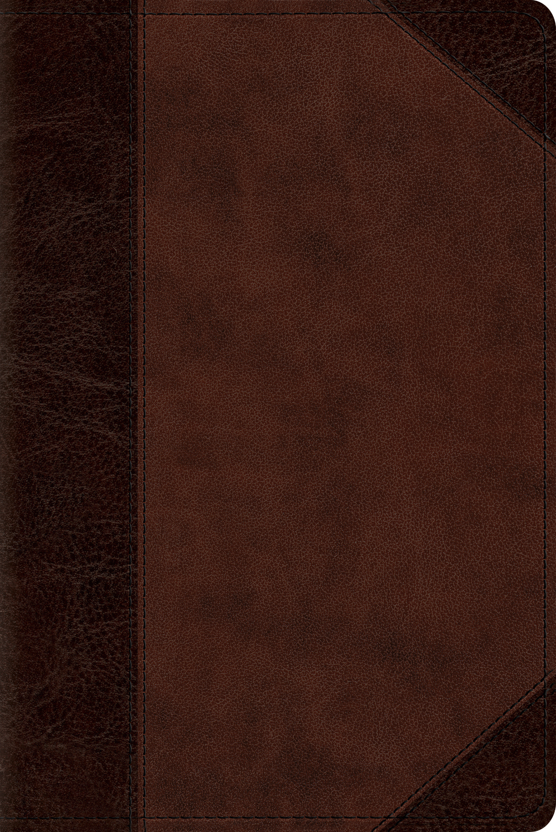 ESV Personal Reference Bible Tru Tone Brown Walnut Portfolio Design