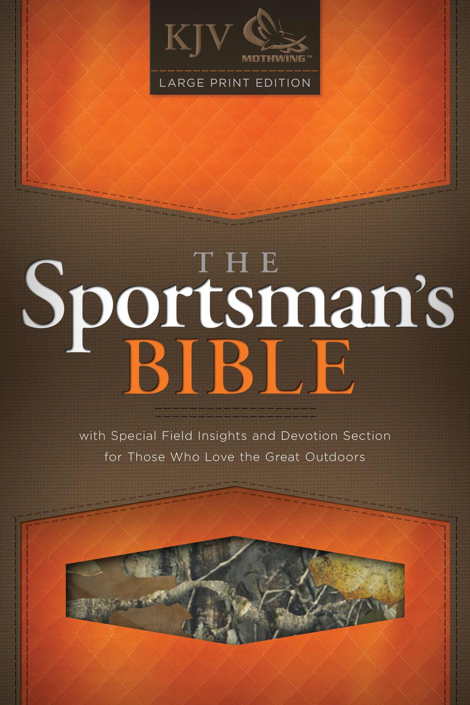 Sportsman's Bible-KJV-Large Print By Holman Bible Staff (Leather)