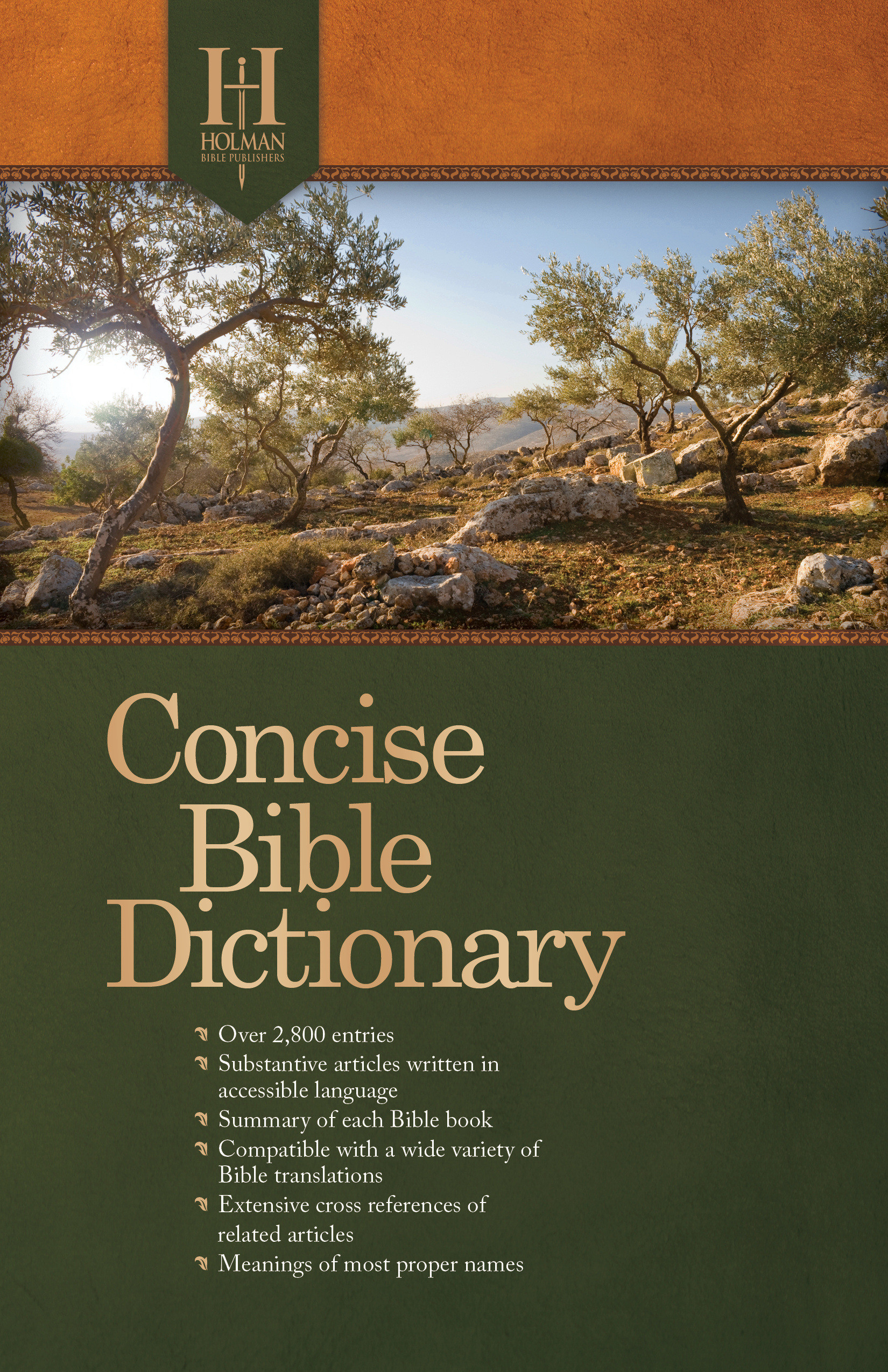 Holman Concise Bible Dictionary By Holman Publishers Free Delivery