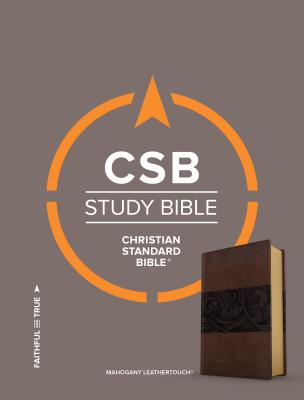 CSB Study Bible Mahogany Leathertouch By Holman Bible Staff