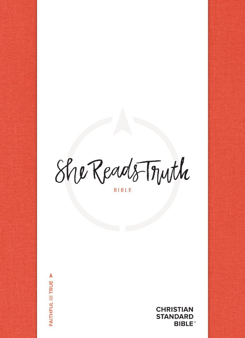 CSB She Reads Truth Bible Poppy Linen Indexed Free Delivery At Eden 