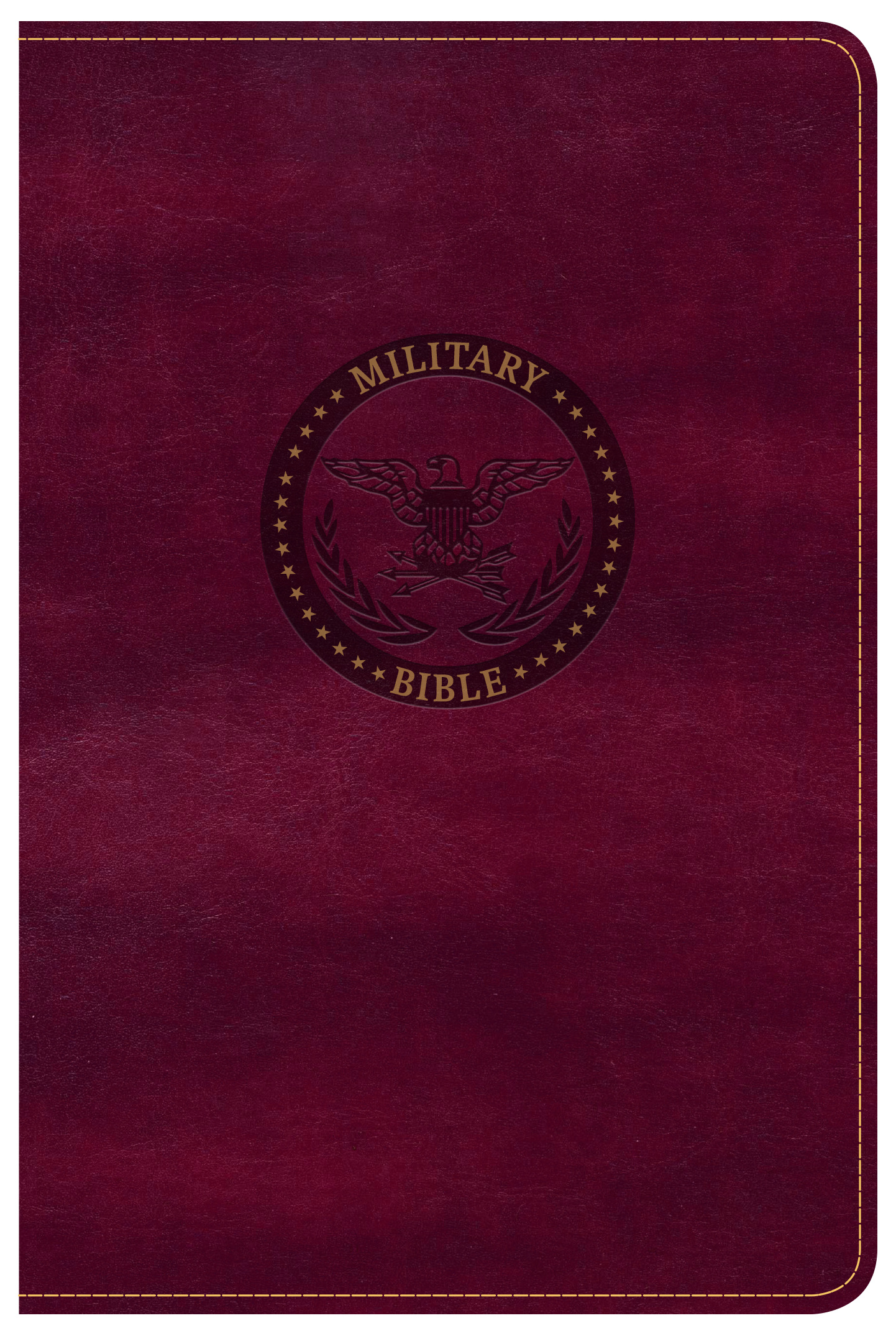 CSB Military Bible Burgundy Leathertouch By Holman Bible Staff