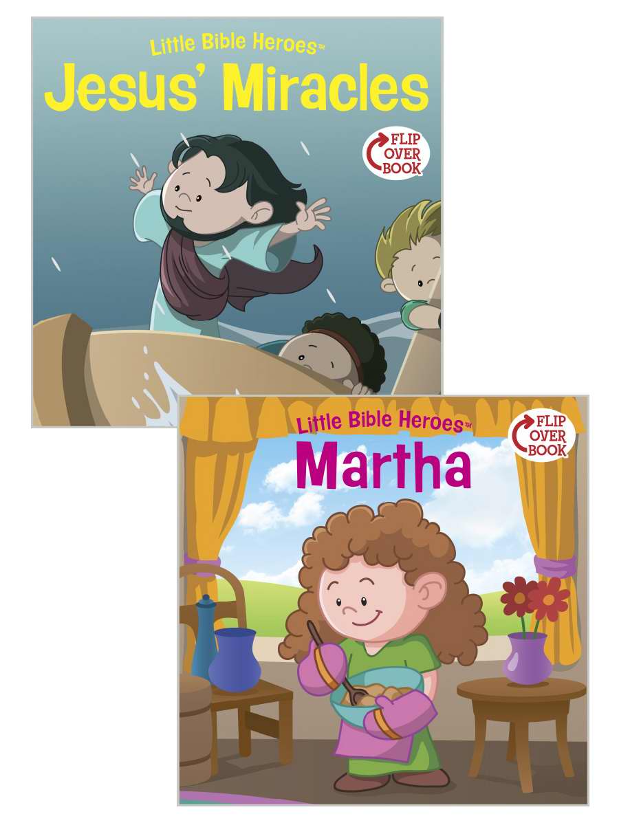 Jesus' Miracles Martha Flip-Over Book By Kovacs Victoria Krome Mike