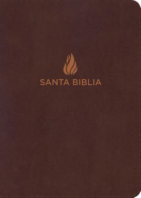 RVR 1960 Biblia Compacta Letra Grande marr n piel fabricada (Leather)