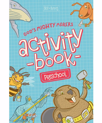 God's Mighty Makers Preschool Activity Book By Group Publishing