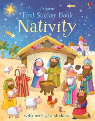 First Sticker Book Nativity By Felicity Brooks (Paperback)