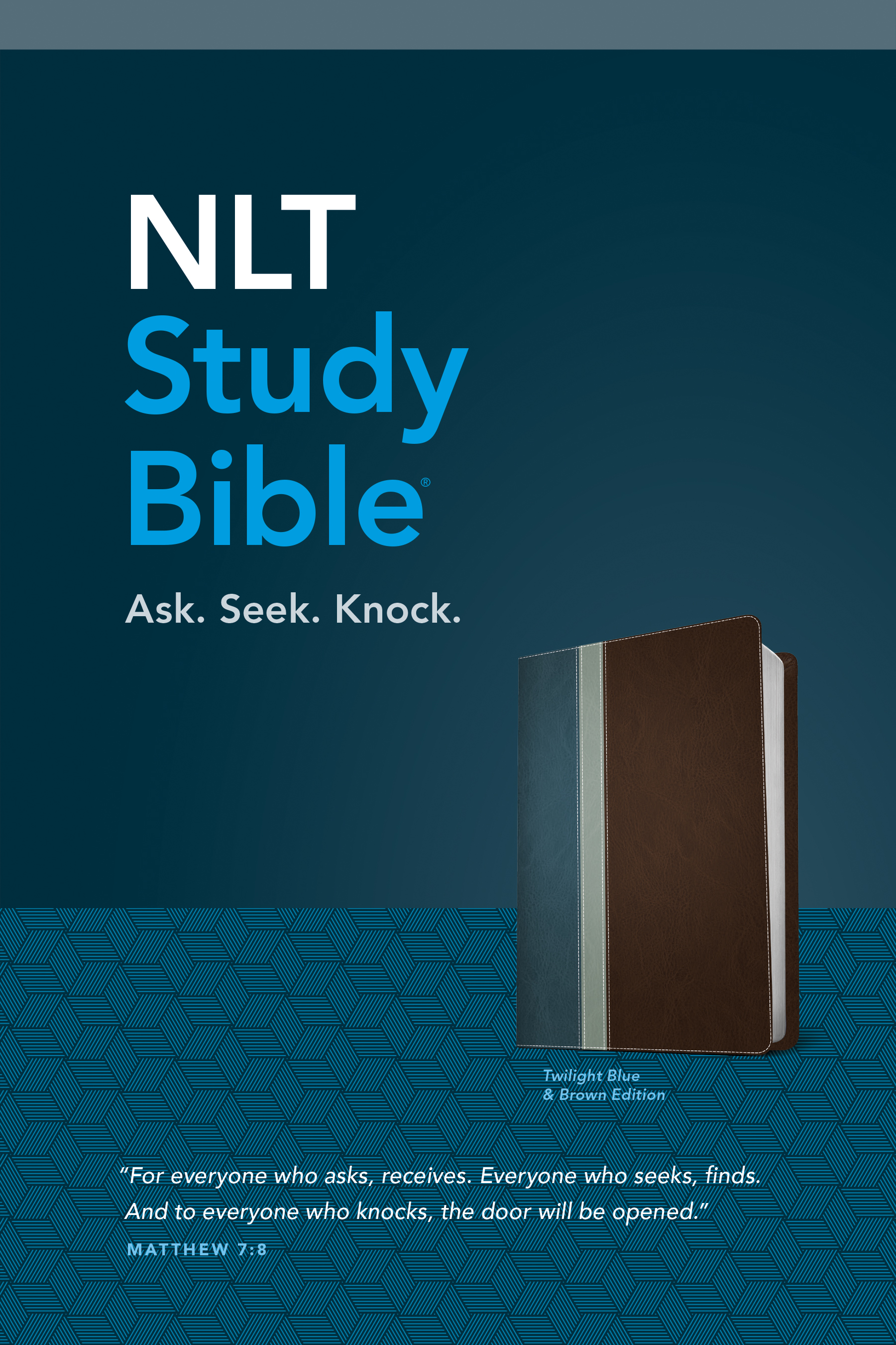 NLT Study Bible Tutone By Tyndale (Imitation Leather) 9781496416681