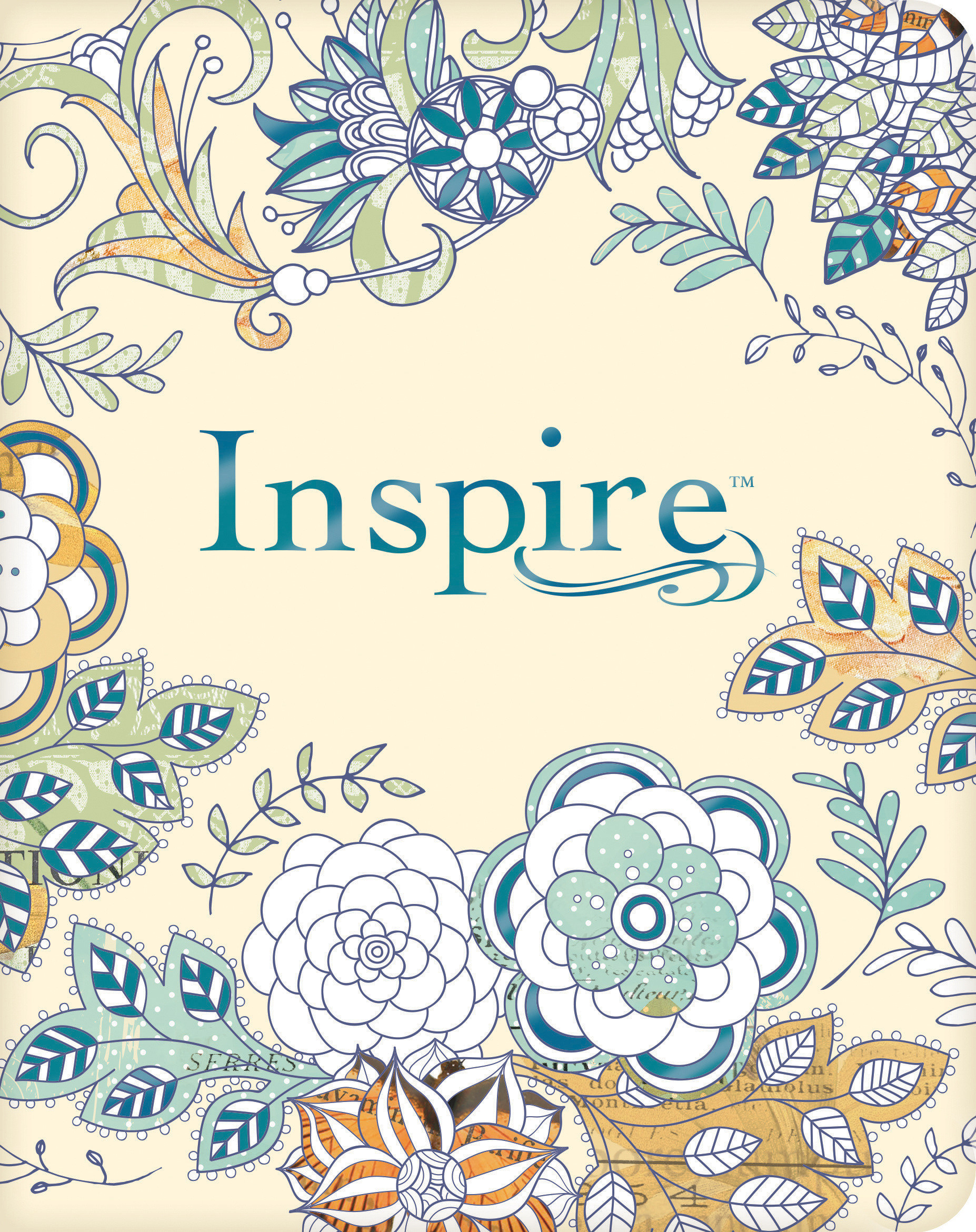 NLT Inspire Colouring And Journaling Bible Beige Paperback Single-C