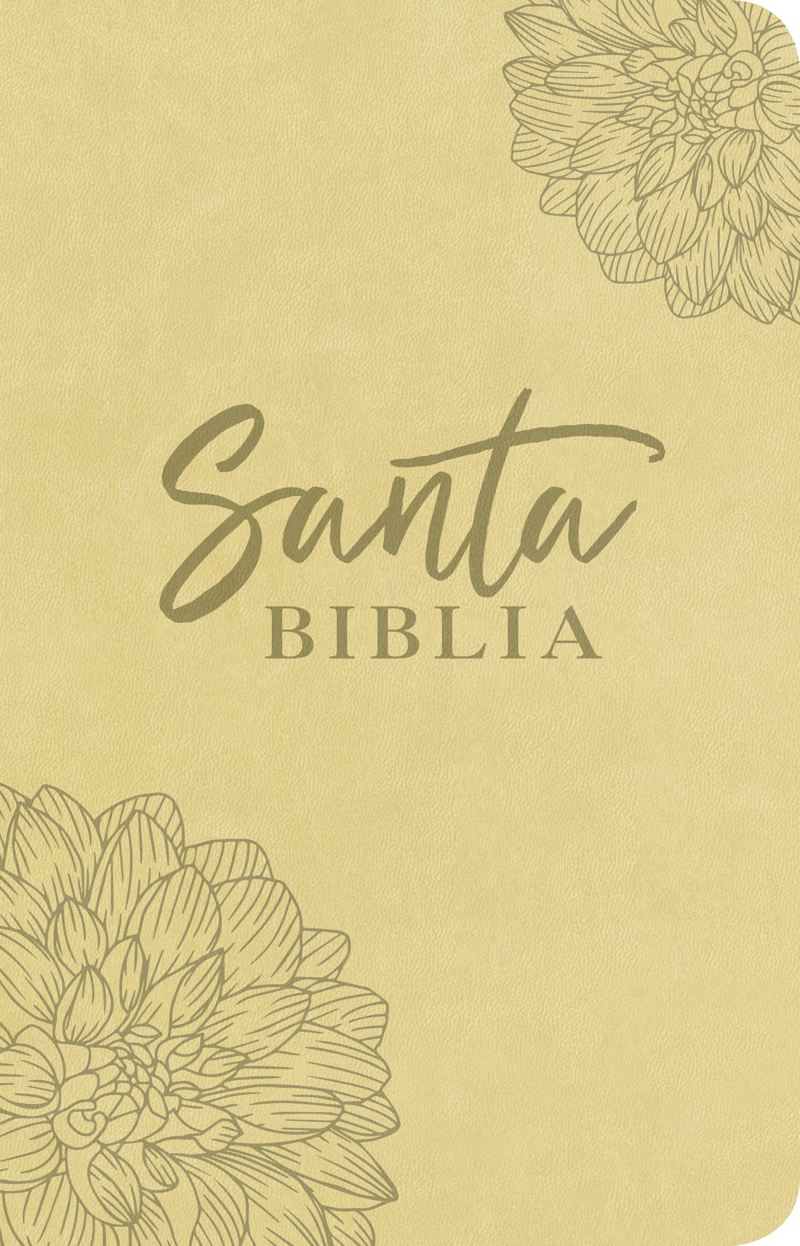 Santa Biblia NTV Edici n gape Flor Senti Piel Beige By Tyndale